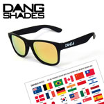 10%OFF DANG SHADES ダンシェイディーズ LOCO Black Soft × Champagne Gold Mirror with