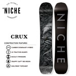 30％OFF NICHE Snowboards Crux 20-21 ニッチスノーボード クラックス フリーラン パーク ジブ グラトリ スノーボード 国内正規品
