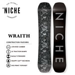 完売 NICHE Snowboards WRAITH 20-21ニッチスノーボード レイス 152cm フリーラン パーク ジブ グラトリ スノーボード 国内正規品