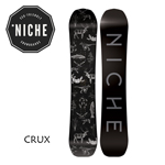 完売 NICHE Snowboards 22-23 Crux ニッチスノーボード クラックス フリーラン パウダーボード マグネトラクション 国内正規品