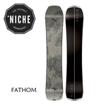NICHE Snowboards 22-23 ニッチスノーボード FATHOM ファゾム フリーラン パウダーボード 国内正規品
