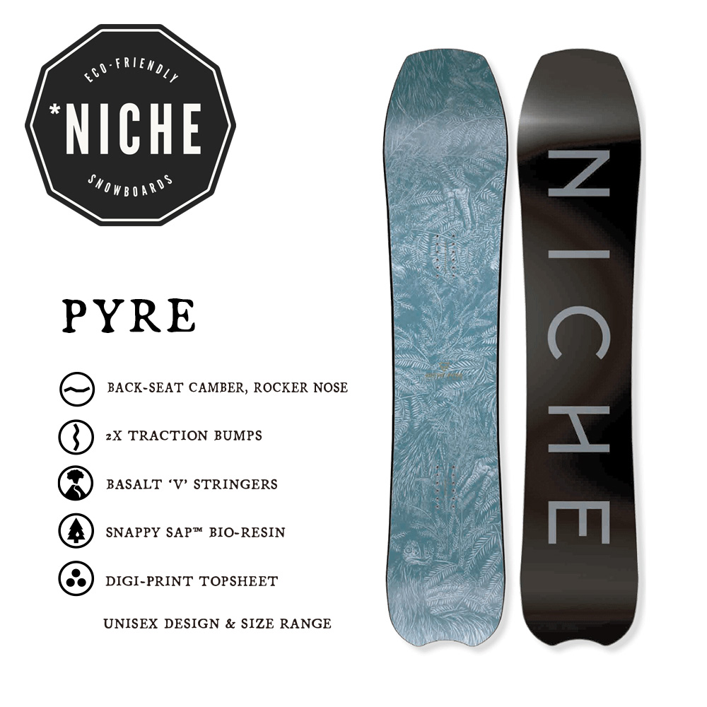  23-24モデル NICHE Snowboards Pyre ニッチスノーボード パイル