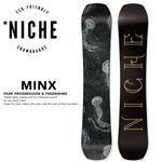 完売しました NICHE Snowboards Minx 19-20 レディース ニッチスノーボード ミンクス フリーラン パーク ジブ スノーボード 国内正規品