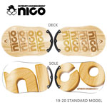 完売 セパレートスノーボード NICO 20-21継続モデル ニコ スタンダード WOOD センターガード付き