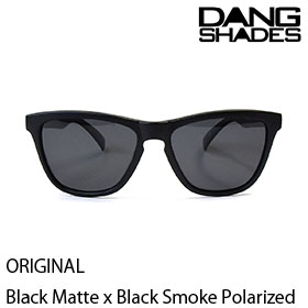 完売しました DANG SHADES ﾀﾞﾝｼｪｲﾃﾞｨｰｽﾞORIGINAL Black Matte x Black Smoke Polarized（偏光レンズ）Yuya Akada Design